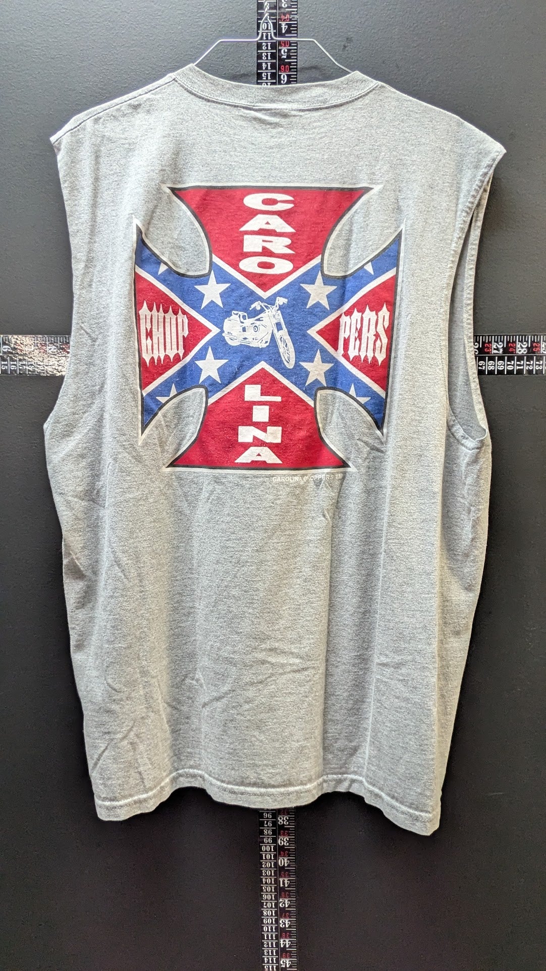 Vintage Carolina Choppers Sleeveless Biker T-Shirt – XL