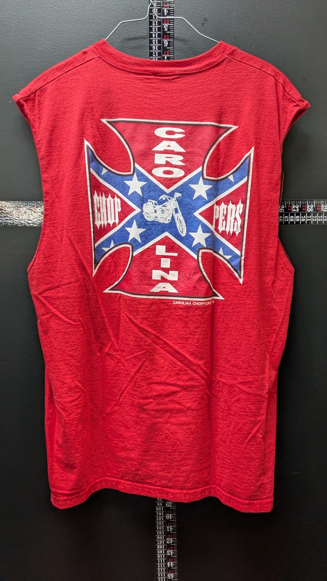 Vintage Carolina Choppers Sleeveless Biker T-Shirt – XL