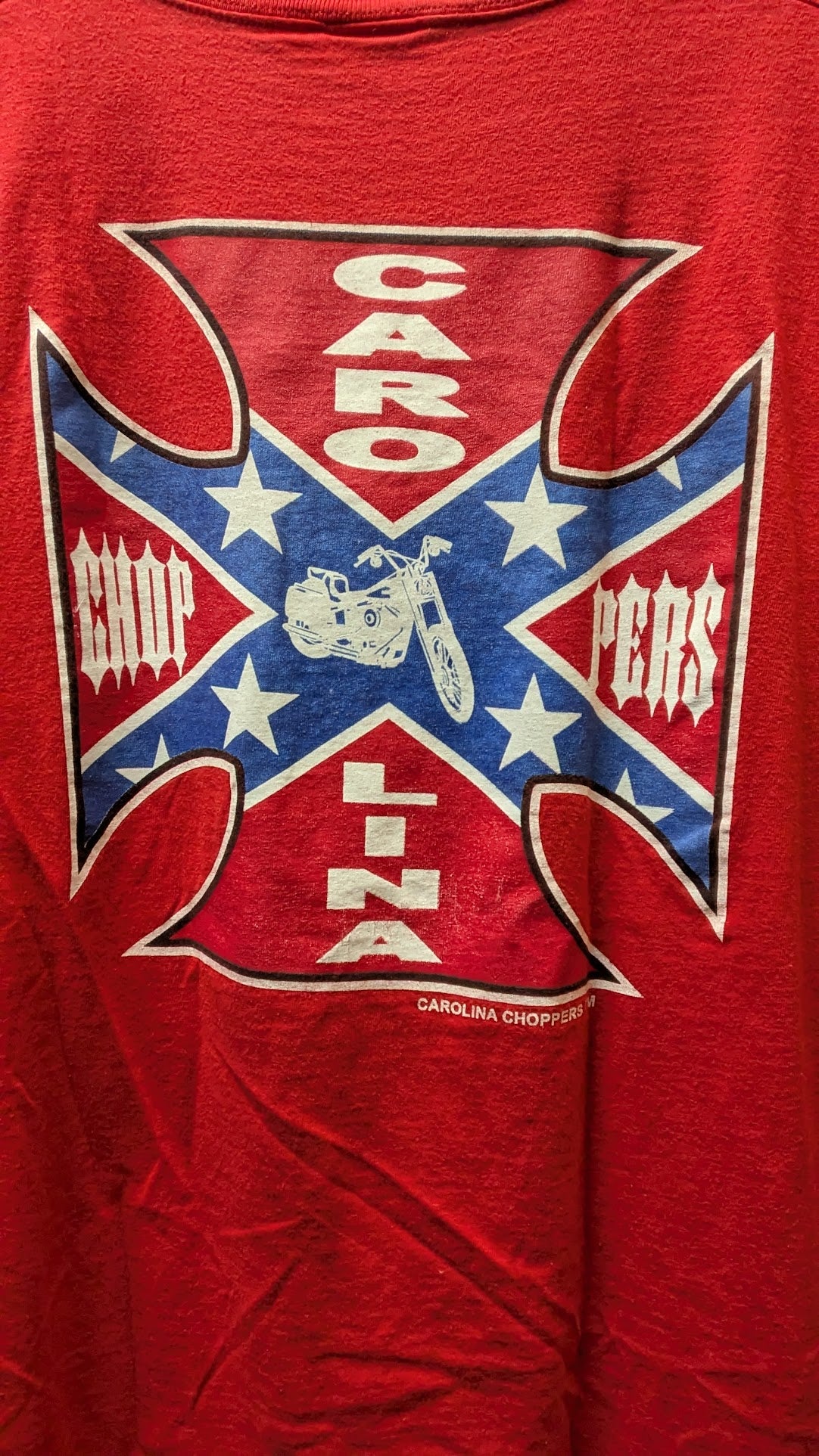 Vintage Carolina Choppers Sleeveless Biker T-Shirt – XL