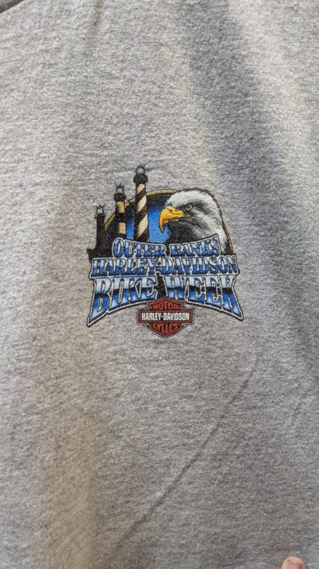 2012 Harley-Davidson Outer Banks Bike Week Pirate T-Shirt North Carolina Large