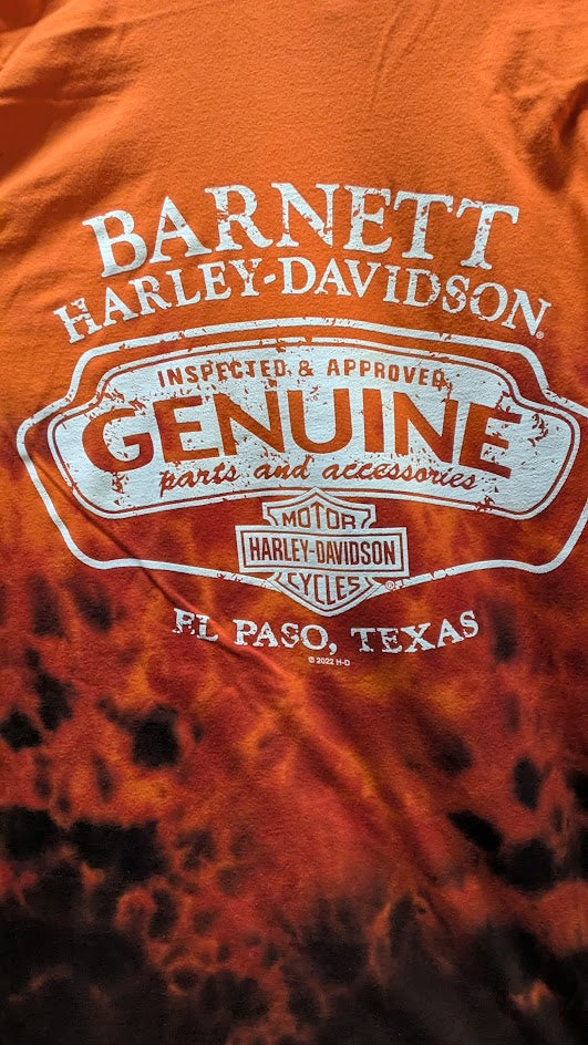 Harley-Davidson Flame Fade Dealer T-Shirt – NWT – Size Small