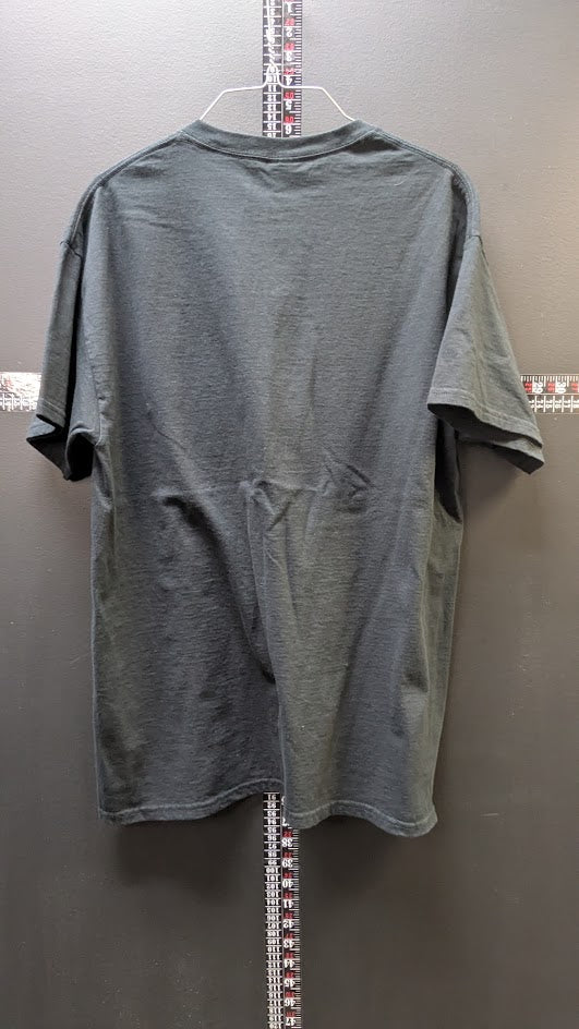 Johnny Law Motors T Shirt Large Gray Hot Rod Street Rod Automotive Graphic Tee