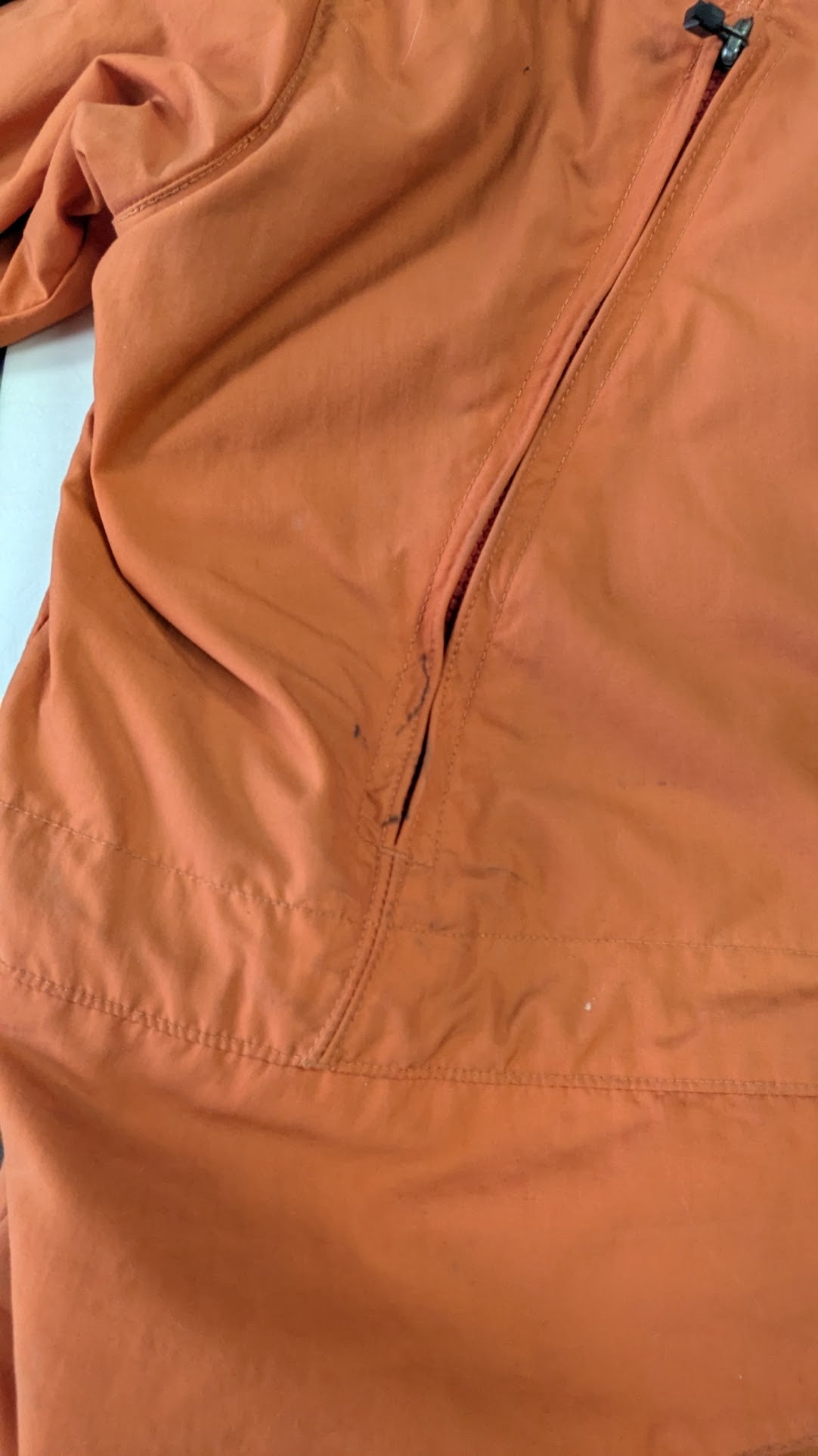 Harley-Davidson Orange Hooded Jacket Women's Small Lightweight Riding Coat