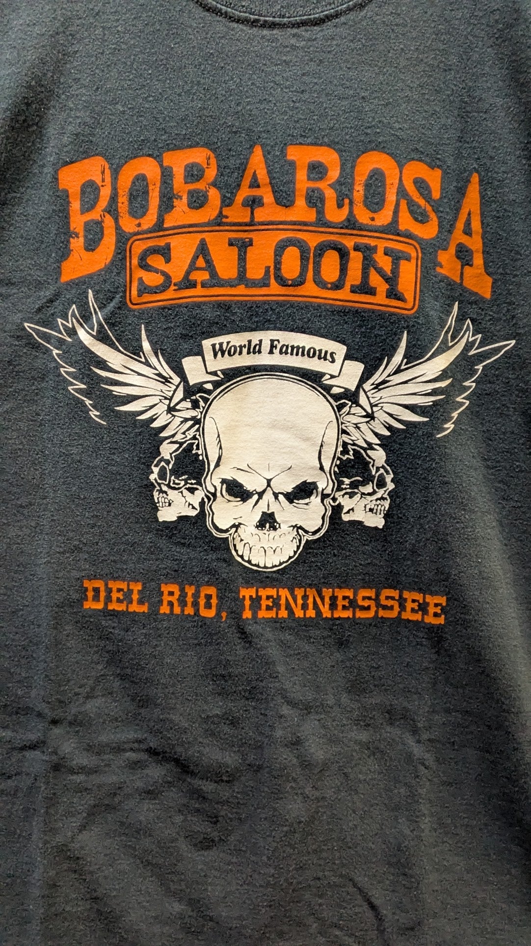 Vintage Bobarosa Saloon Del Rio Tennessee Cut Off Biker Muscle Tank Men's Large Est