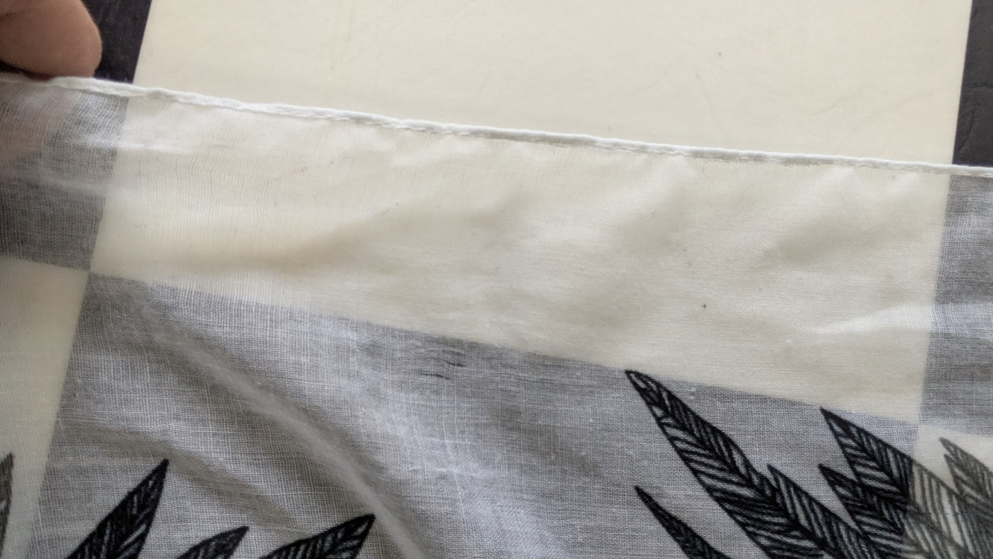 Skull & Wings Black Gray White Fashion Scarf Wrap Shawl 38" x 74"