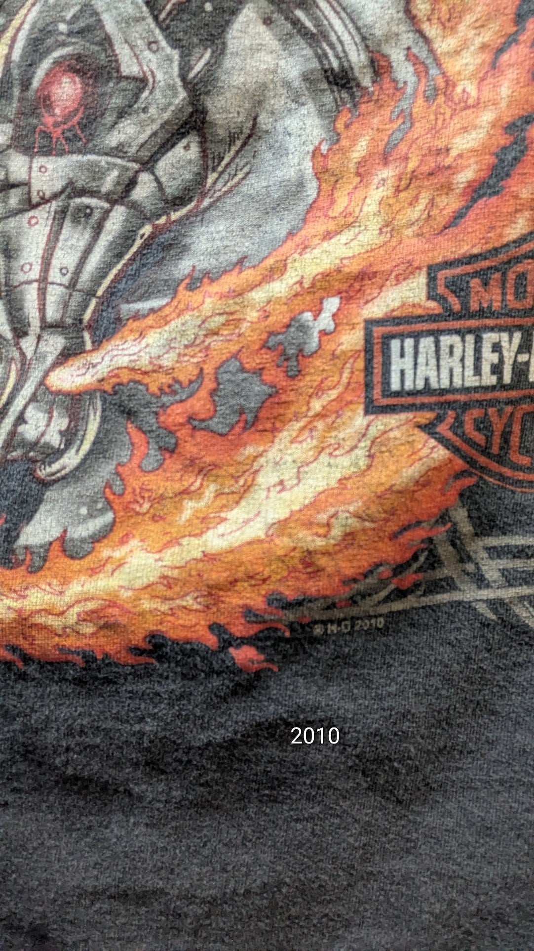 Harley-Davidson Florence Kentucky Skull Sleeveless Cut Off T-Shirt Men's Large Est Black