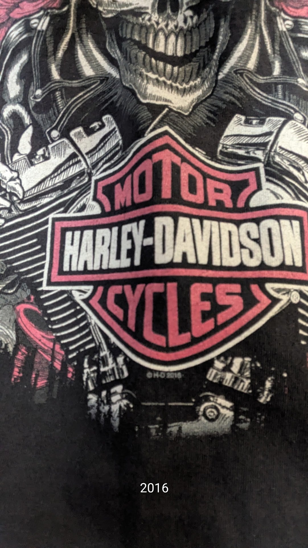 Harley-Davidson Cincinnati Ohio Skull Graphic T-Shirt Men's Medium Black