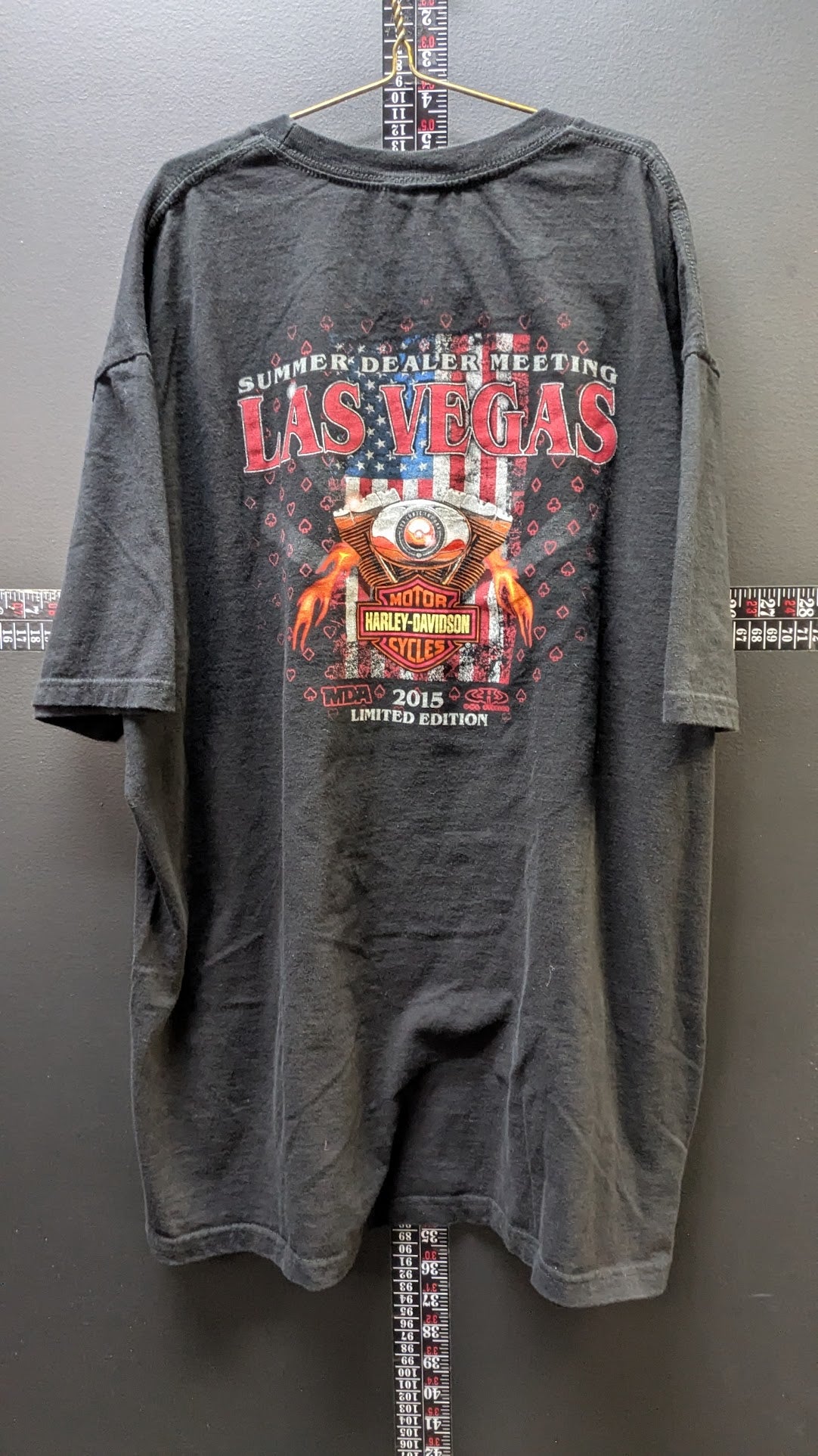 2015 Harley-Davidson Las Vegas Summer Dealer Meeting Limited Edition T-Shirt Adult XL Black