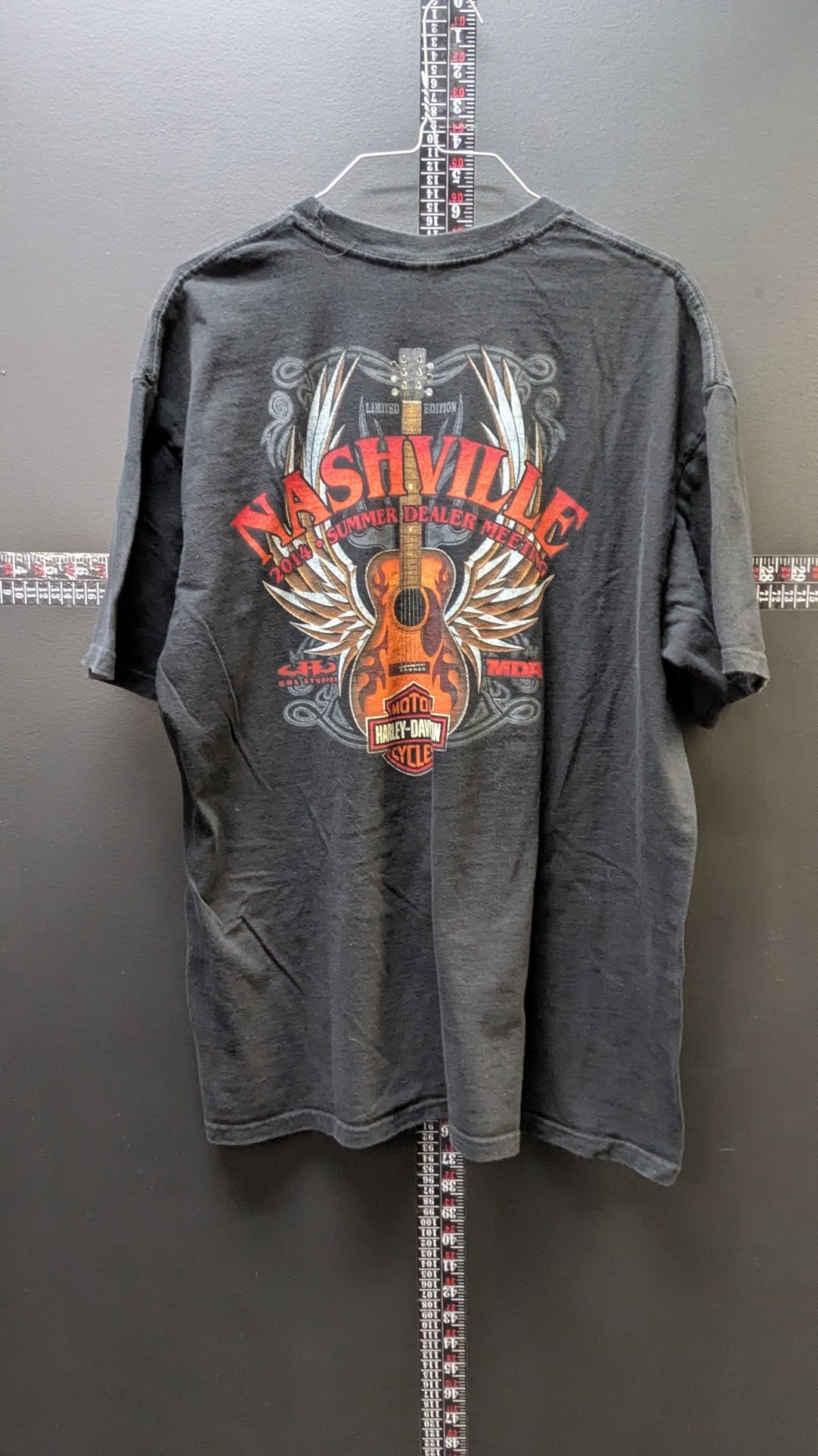 2014 Harley-Davidson Nashville Summer Dealer Meeting Limited Edition T-Shirt Adult XL Black