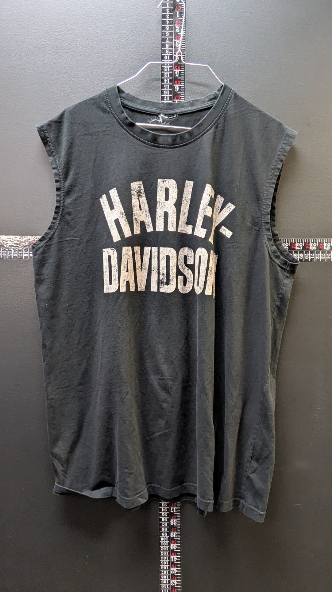 Harley-Davidson Cincinnati Ohio Grim Reaper Sleeveless T-Shirt Adult XL Black