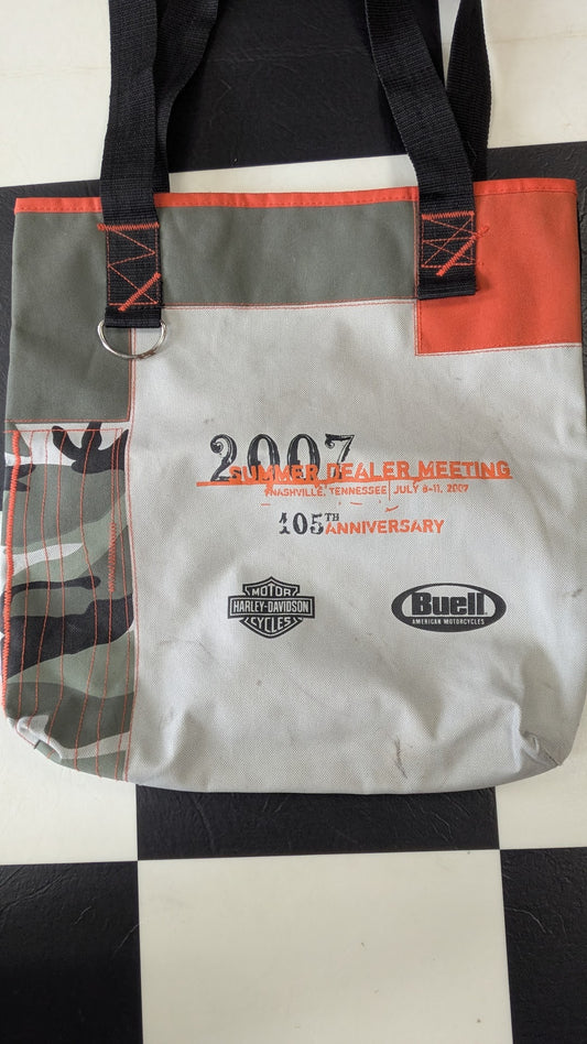 Harley-Davidson 2007 Summer Dealer Meeting Nashville 105th Anniversary Tote Bag Buell