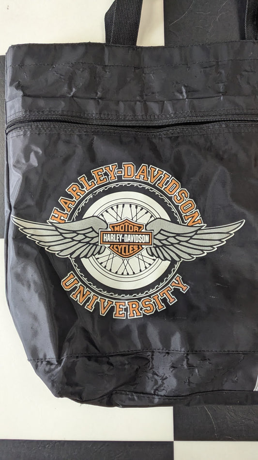 Harley-Davidson University Tote Bag Winged Bar & Shield Dealer Training Motorcycle Collectible