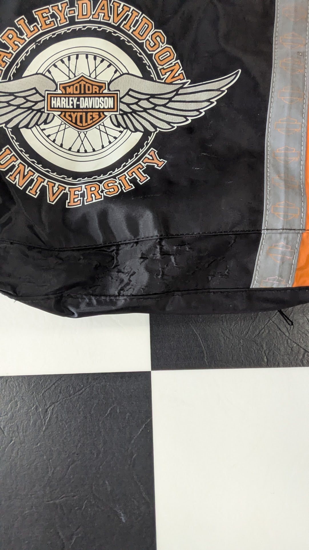 Harley-Davidson University Tote Bag Winged Bar & Shield Dealer Training Motorcycle Collectible