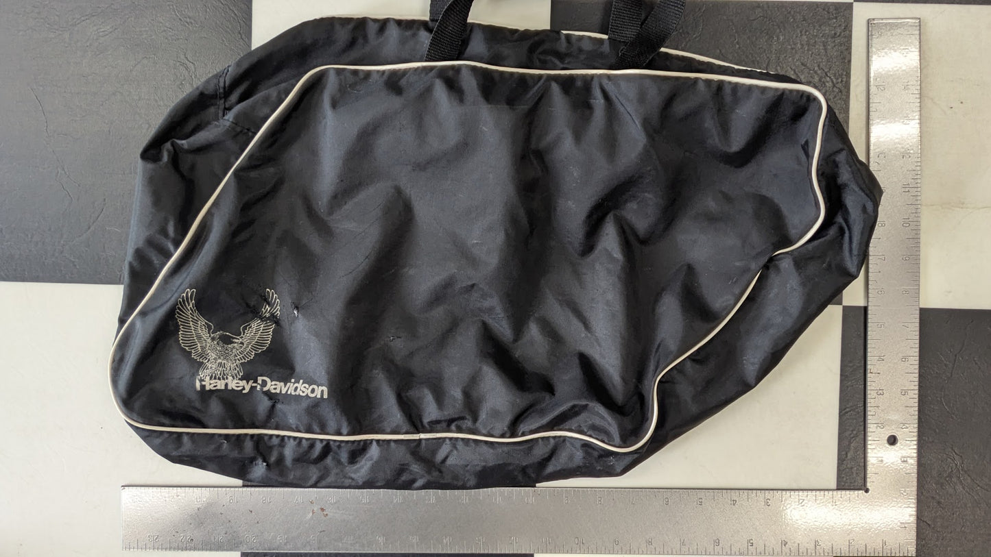 Vintage Harley-Davidson Eagle Logo Nylon Travel Gym Bag Black Motorcycle Luggage