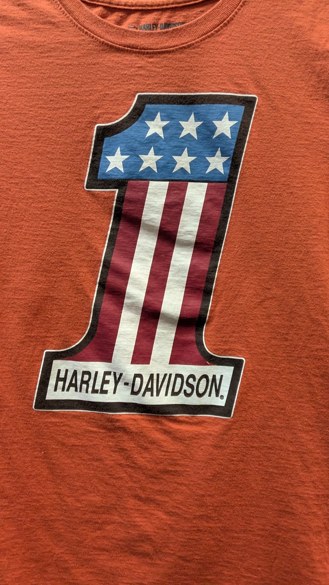 Harley-Davidson New Port Richey Florida Women's Small Patriotic #1 Dealer T-Shirt