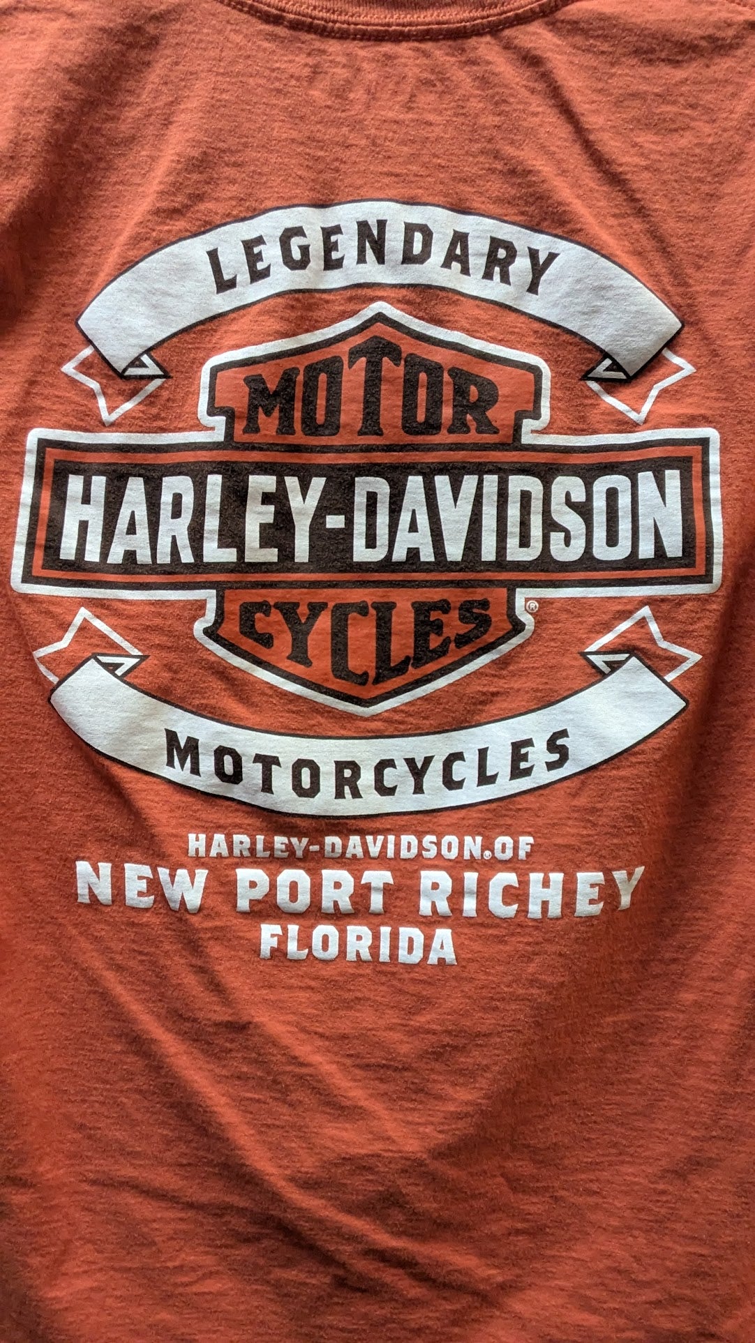 Harley-Davidson New Port Richey Florida Women's Small Patriotic #1 Dealer T-Shirt