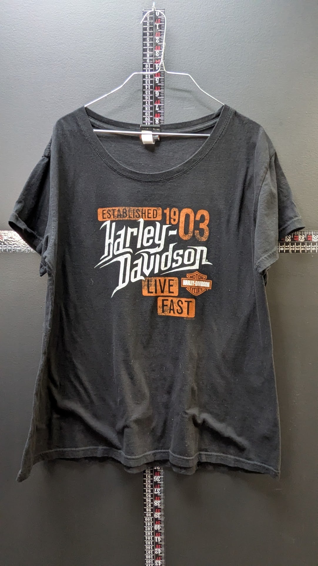 Harley-Davidson Raging Bull Durham NC 3XL Black Dealer T-Shirt