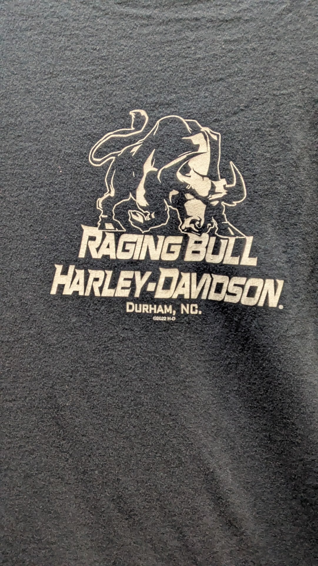 Harley-Davidson Ride Free V-Neck T-Shirt Women's 3XL Raging Bull Durham NC USA