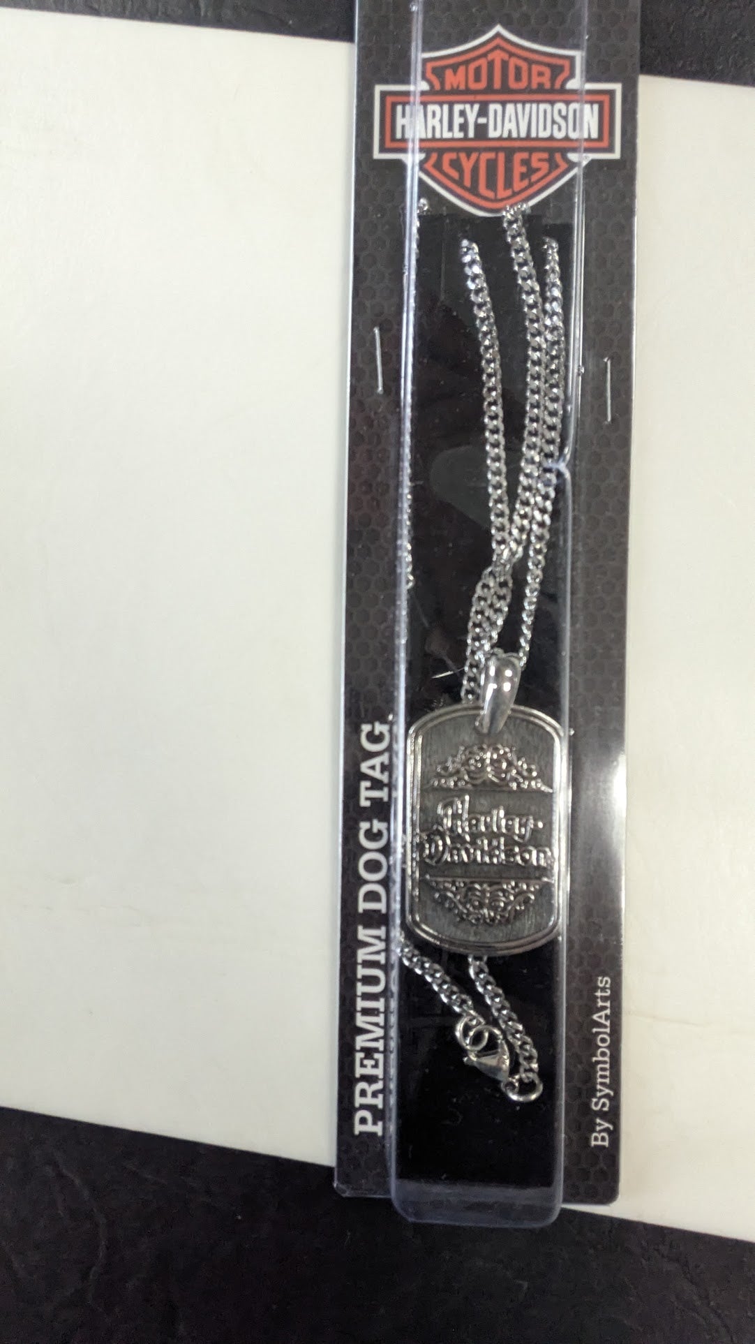 Harley-Davidson Official Licensed Dog Tag Necklace NIP SymbolsArts