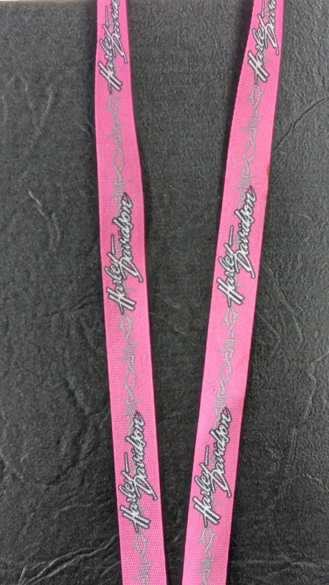 Harley-Davidson Pink Breakaway Lanyard Keychain Badge Holder