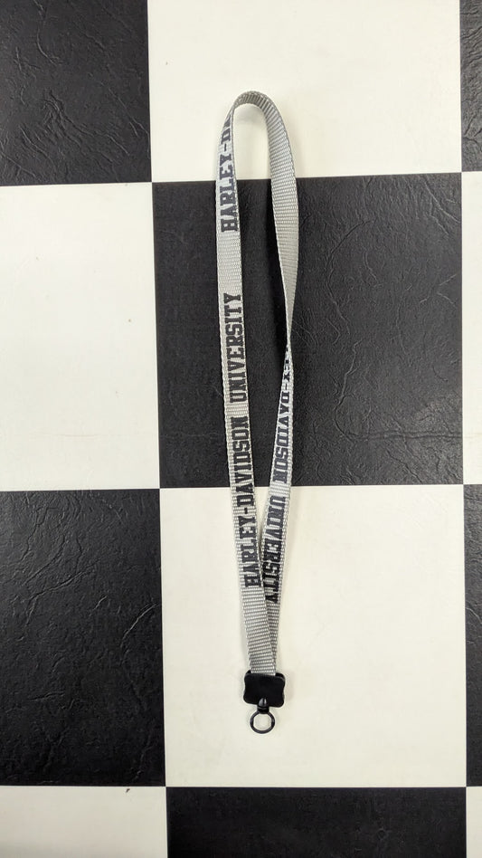 Harley-Davidson Gray Black Lanyard Key Ring Holder
