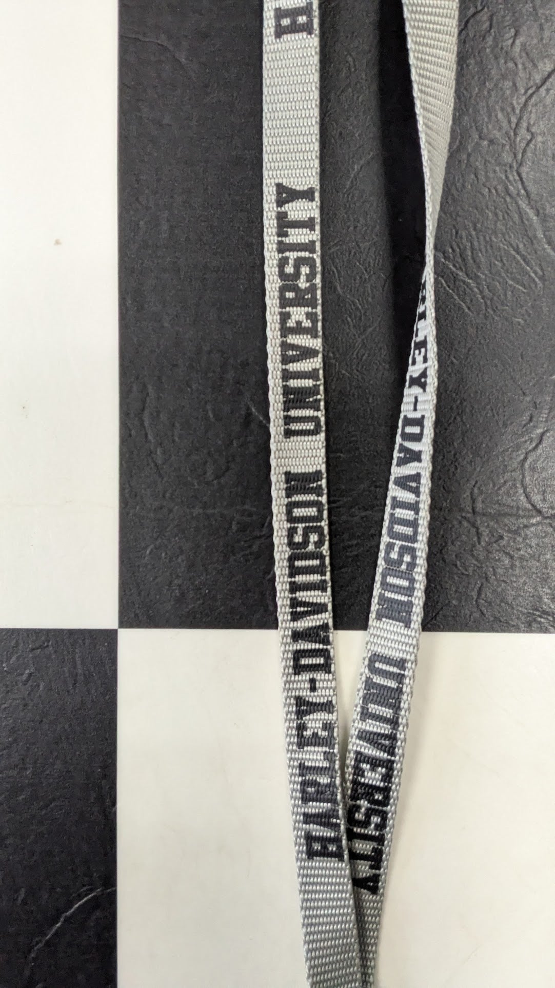Harley-Davidson Gray Black Lanyard Key Ring Holder