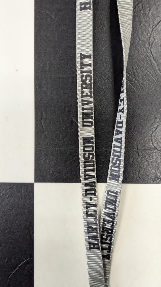 Harley-Davidson Gray Black Lanyard Key Ring Holder