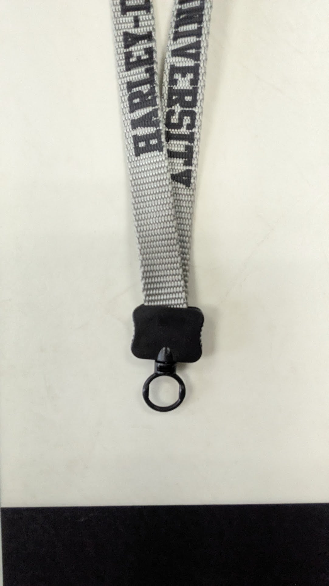 Harley-Davidson Gray Black Lanyard Key Ring Holder