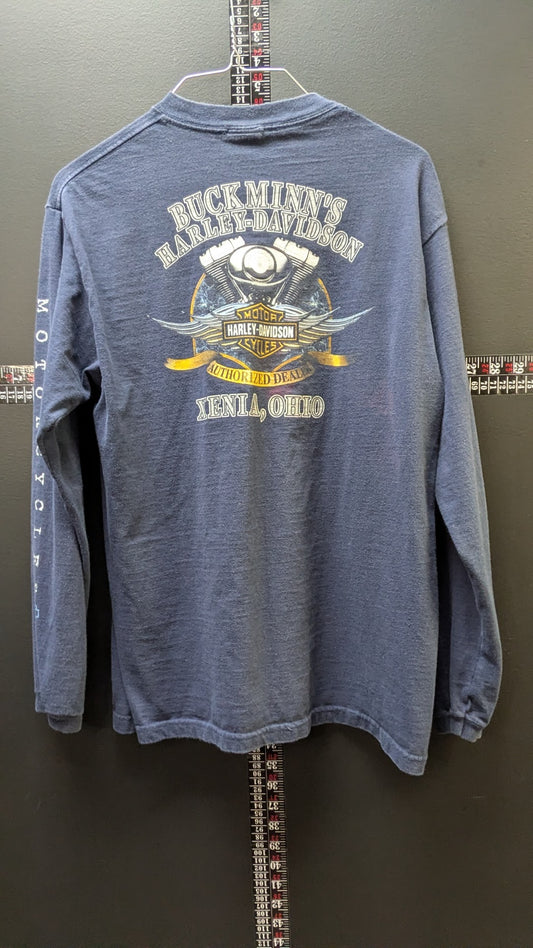 Vintage Harley-Davidson Buckminn's Xenia Ohio Long Sleeve T-Shirt – Medium