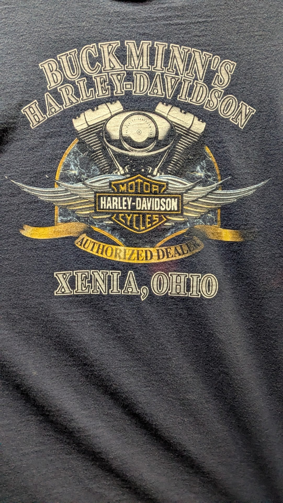 Vintage Harley-Davidson Buckminn's Xenia Ohio Long Sleeve T-Shirt – Medium