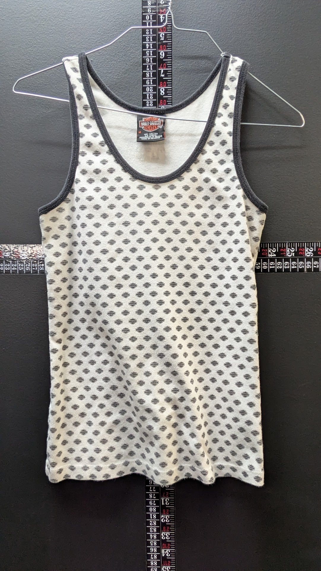 Harley-Davidson Women's Tank Top All Over Bar & Shield Print Dothan Alabama Size Medium