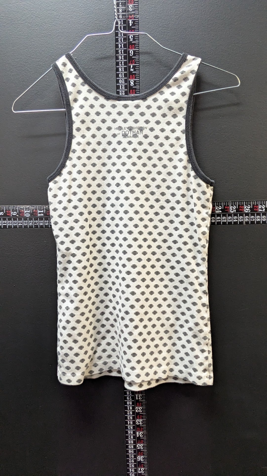 Harley-Davidson Women's Tank Top All Over Bar & Shield Print Dothan Alabama Size Medium