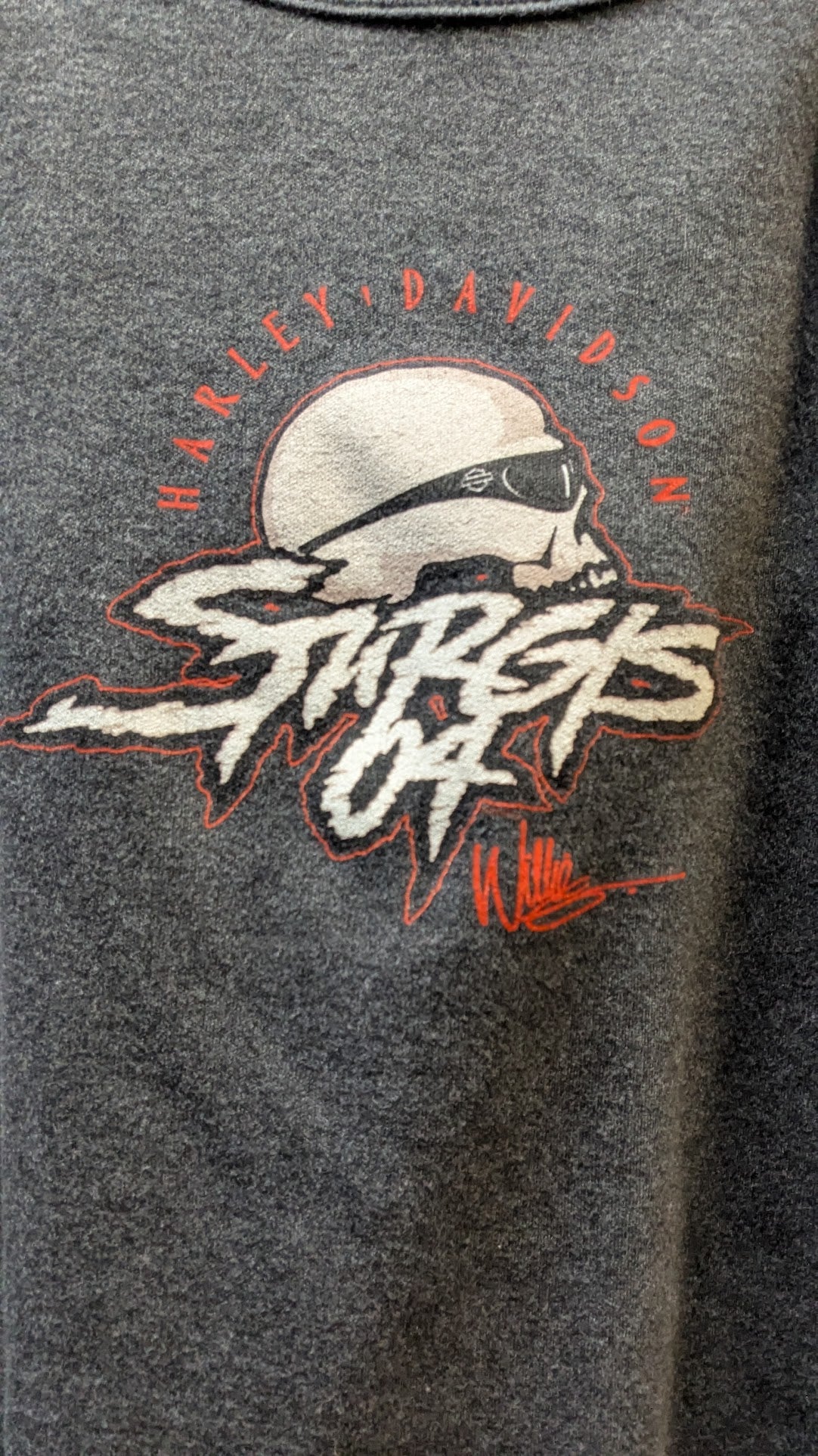 Harley-Davidson Stars & Stripes Women's Racerback Tank Top Size Medium