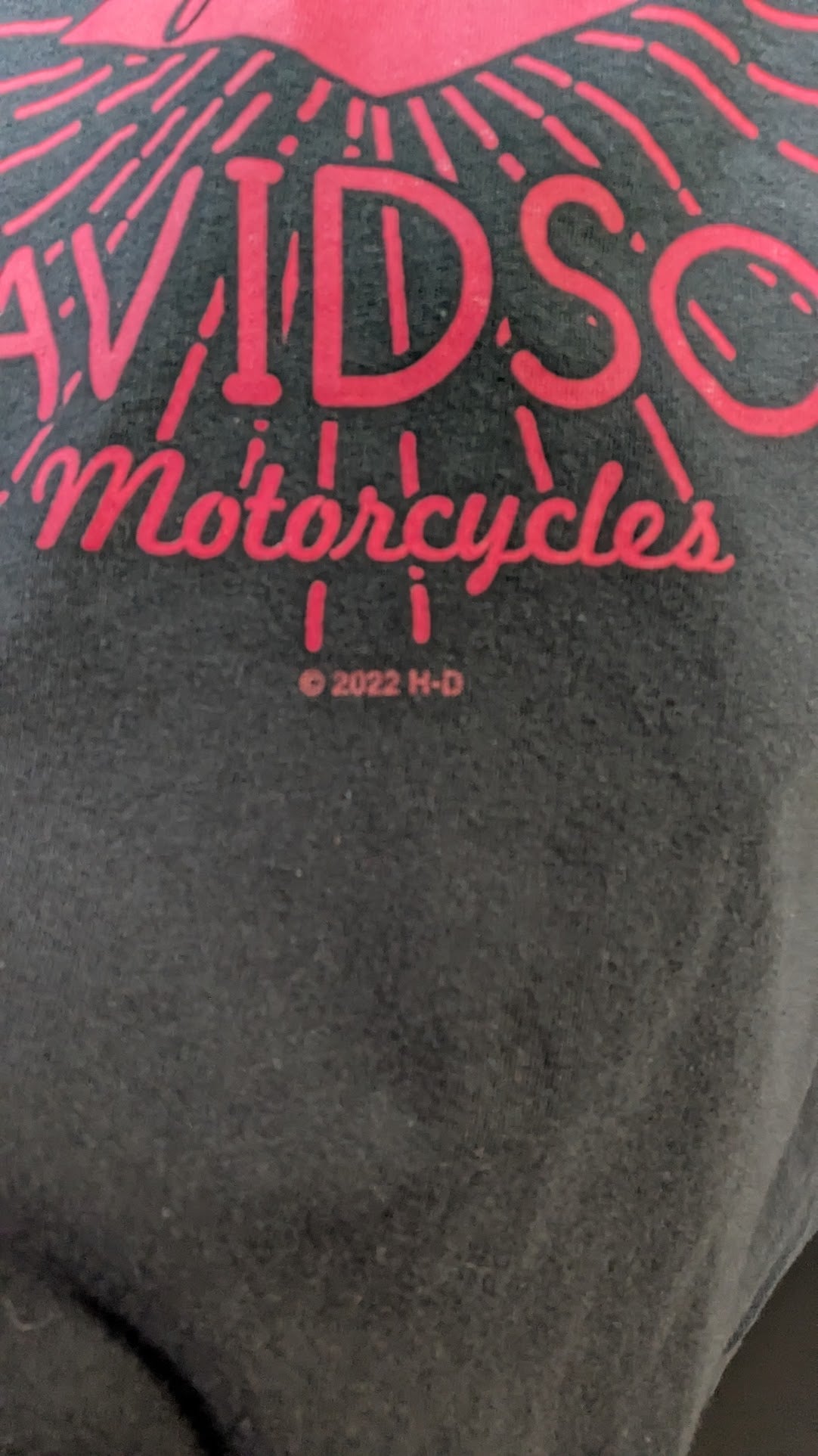 Harley-Davidson Women's V-Neck T-Shirt Black Red Graphic Raging Bull Durham NC Size 3X