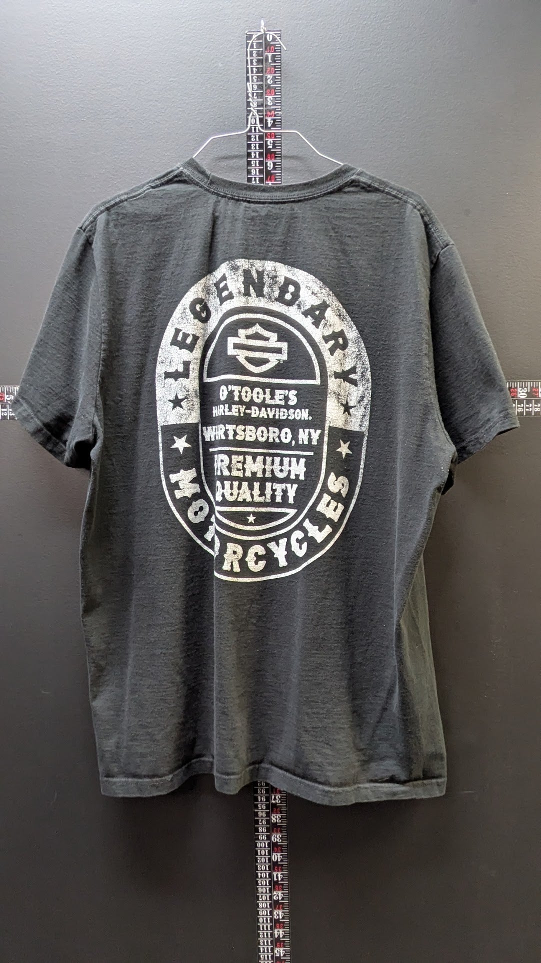 Harley-Davidson Shovelhead Engine Graphic T-Shirt Black O'Toole's Wurtsboro NY Size XL