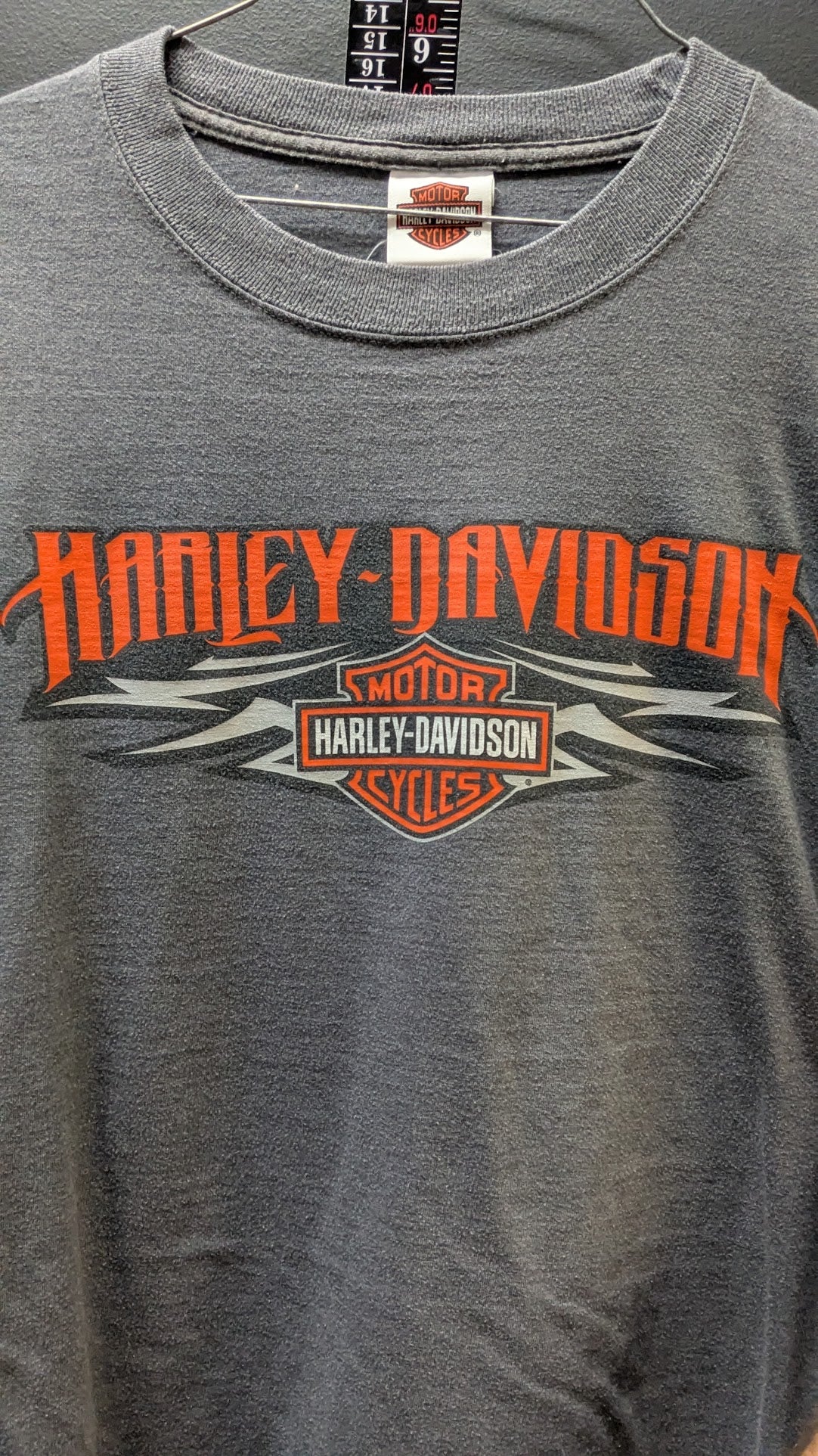 Harley-Davidson Long Sleeve T-Shirt Men's 2XL Gray O'Toole's Harley-Davidson Wurtsboro NY