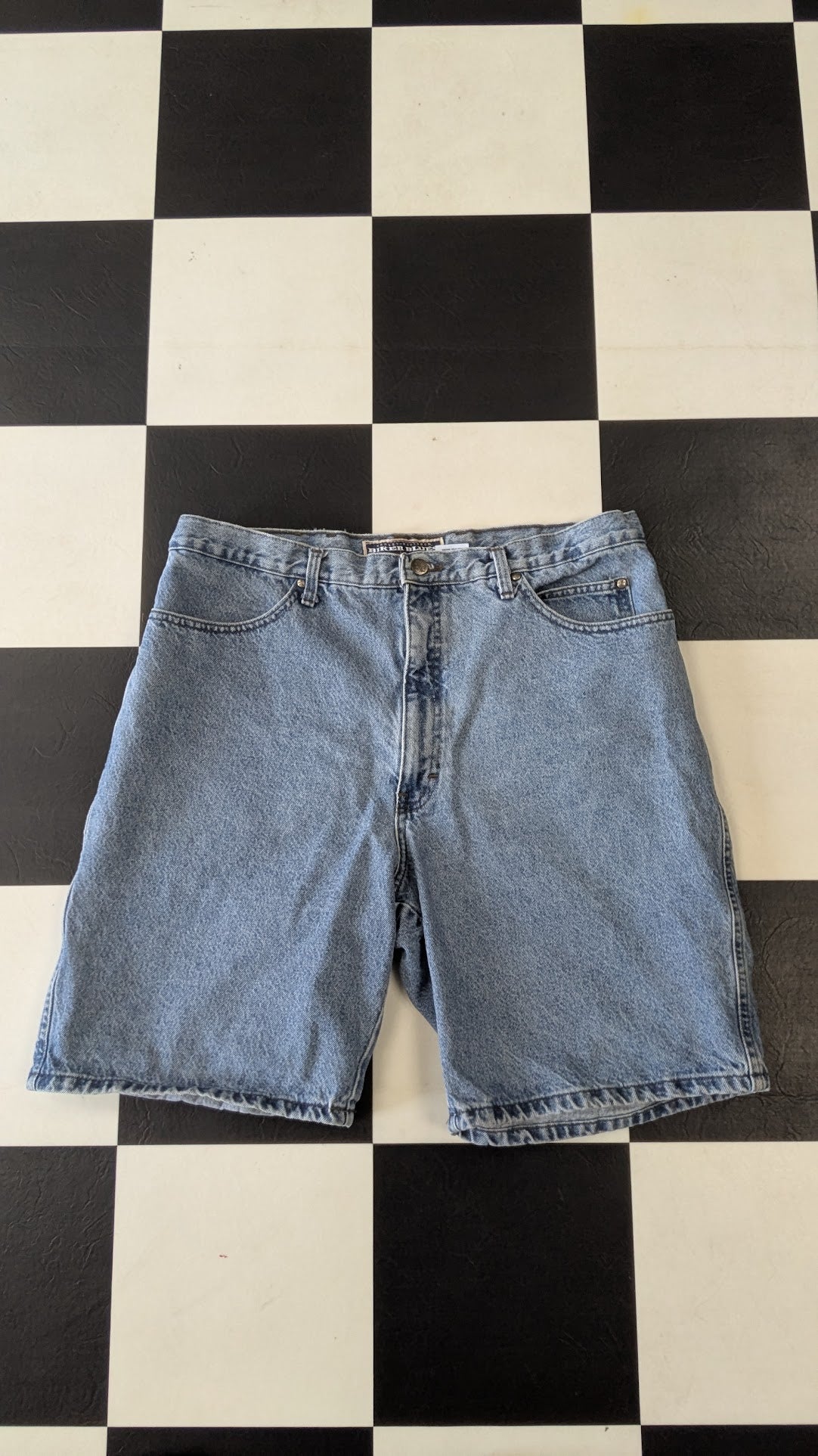 Vintage Harley-Davidson Biker Blues Denim Shorts Men's 38 Made in USA