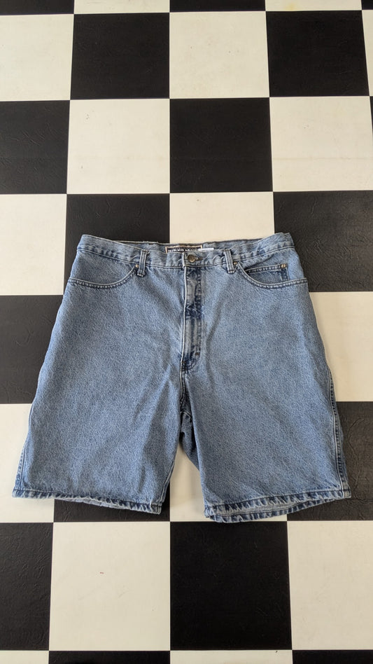 Vintage Harley-Davidson Biker Blues Denim Shorts Men's 38 Made in USA