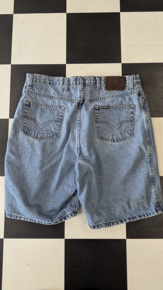 Vintage Harley-Davidson Biker Blues Denim Shorts Men's 38 Made in USA