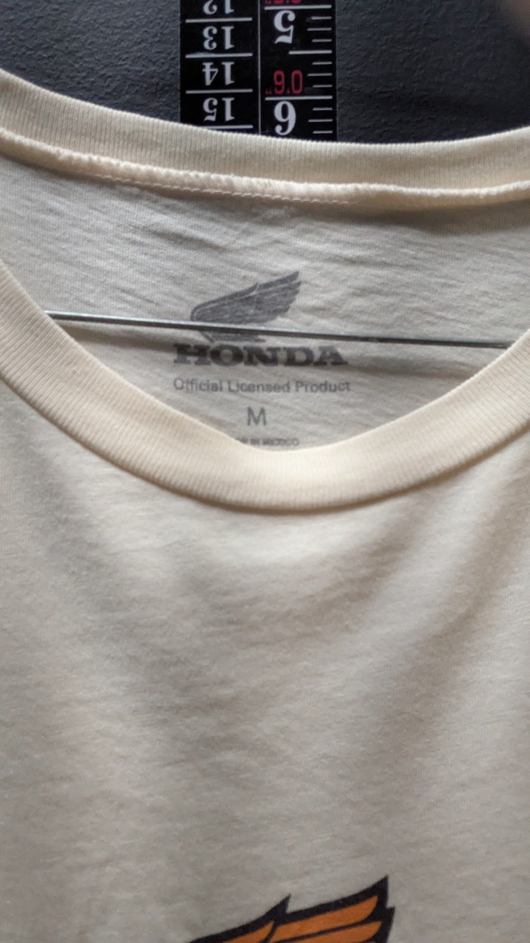 Honda VFR750R Graphic T-Shirt Medium Official Licensed Motorcycle Tee Cream