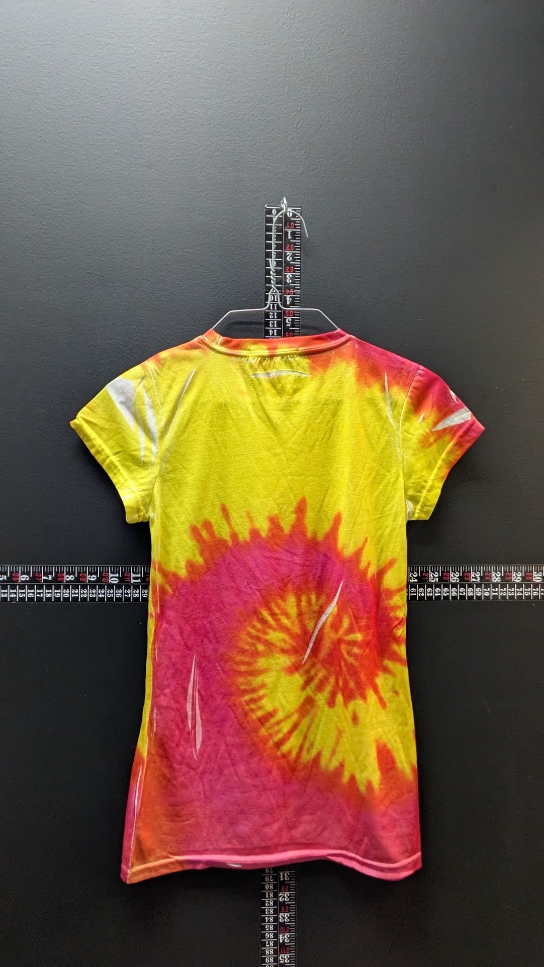 Daytona Bike Week 2022 Tie Dye Motorcycle T-Shirt Women's Small Yellow Pink