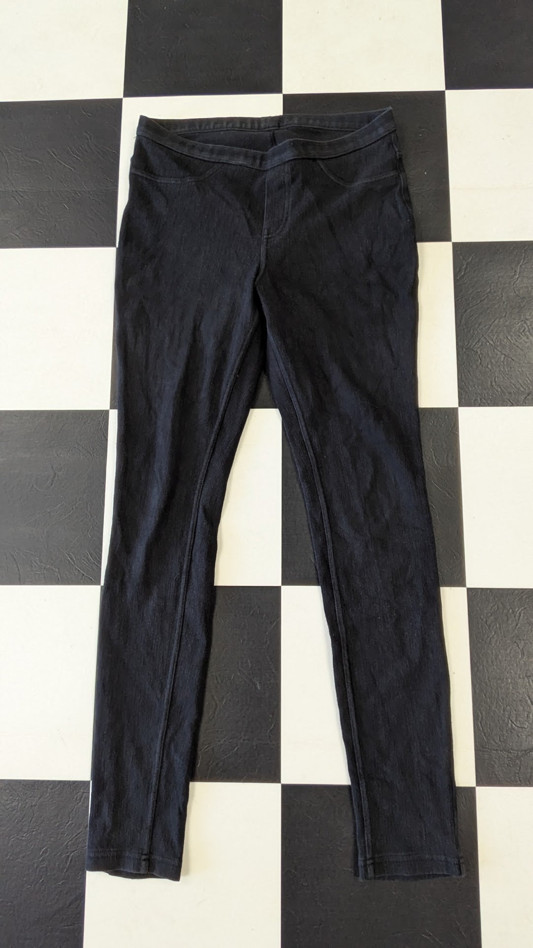 Simply Vera Vera Wang Jeggings Women's Medium Dark Wash Pull On Stretch Denim Look
