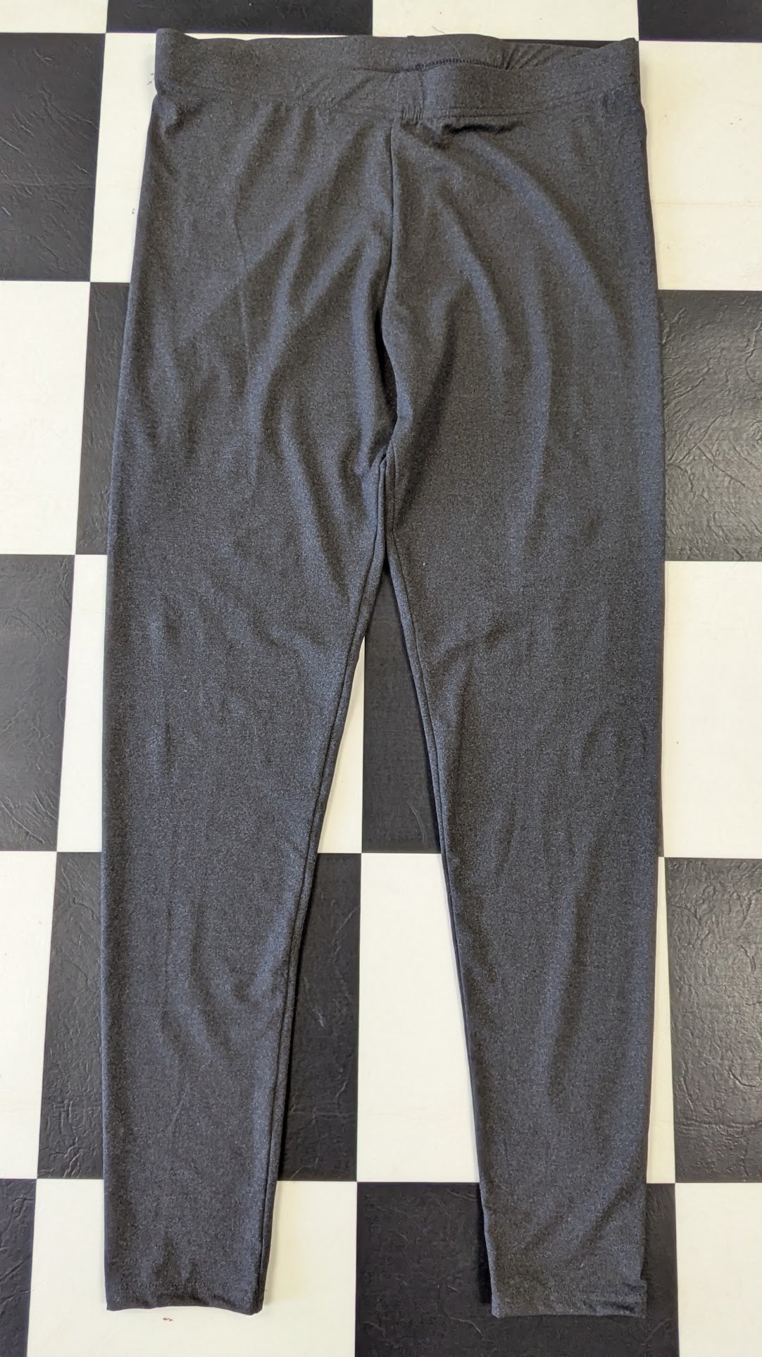 Serra Womens Leggings Size Large Gray Heather Stretch Pull On Active Lounge Pants