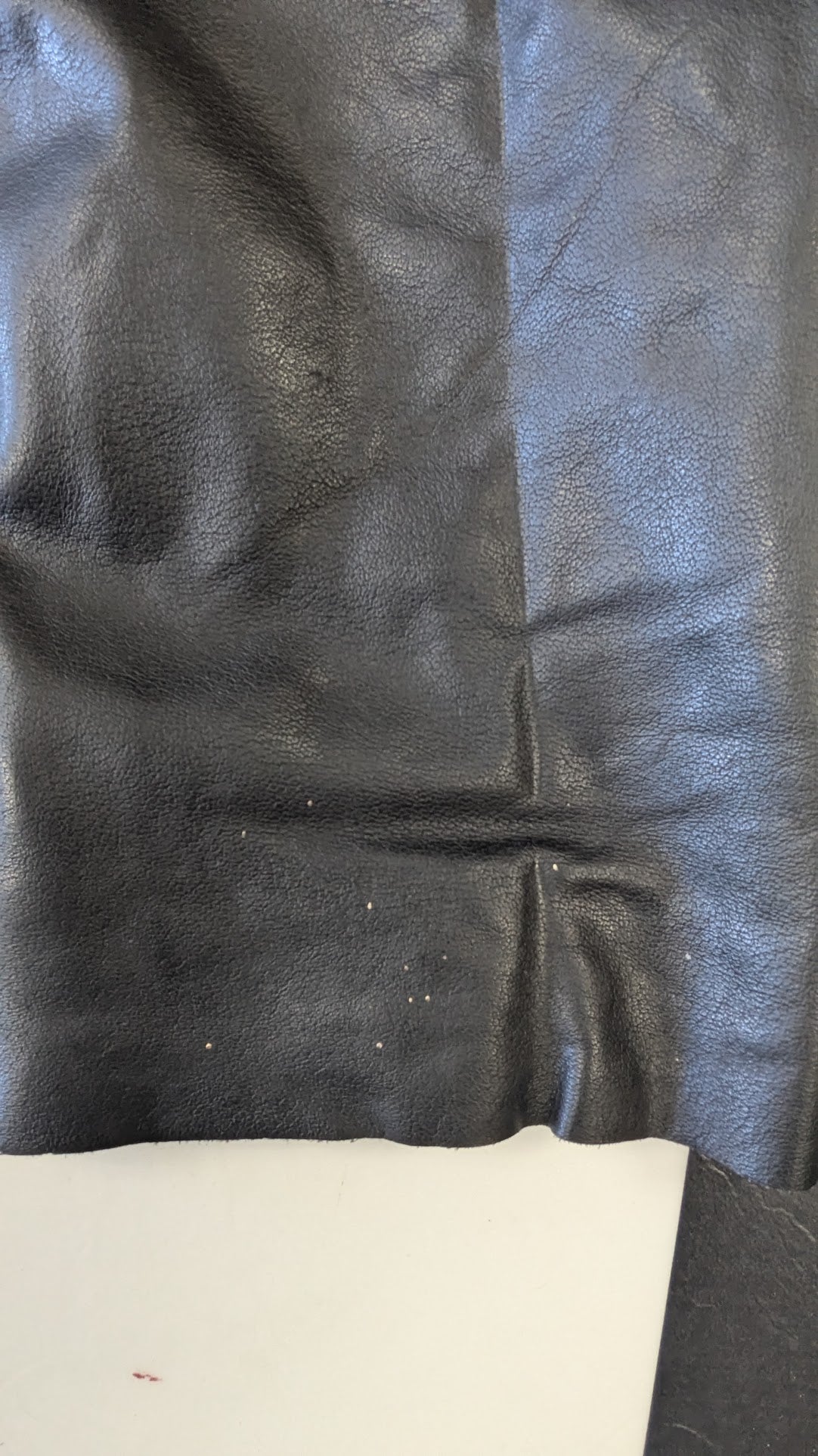 Interstate Leather Originals Black Leather Motorcycle Chaps Size Small Adjustable Riding Chaps