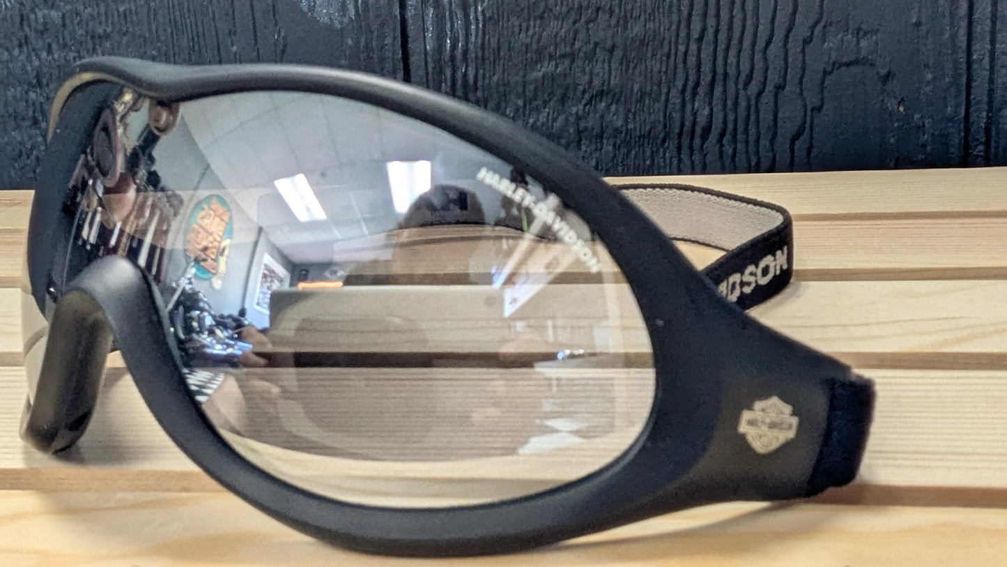 Harley-Davidson Motorcycle Riding Glasses Goggles Interchangeable Clear & Smoke Lenses