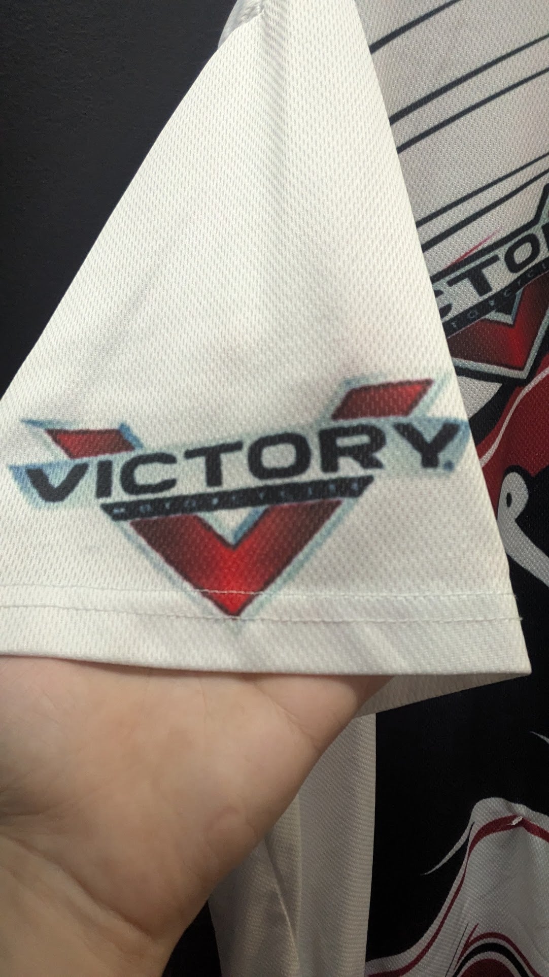 Victory Motorcycles Racing Jersey Shirt Men's 4XL White Red Black Motocross Riding