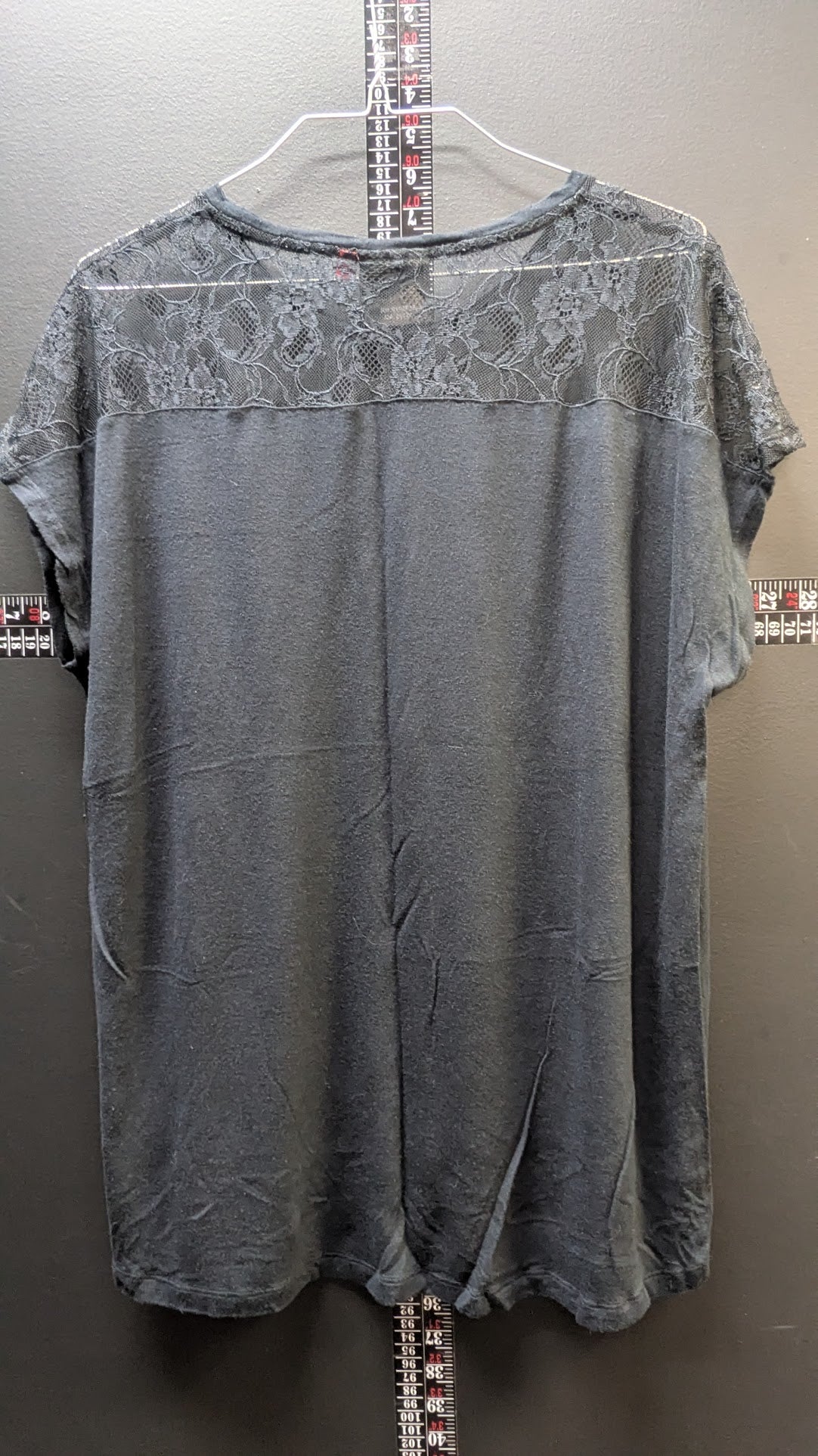 Victory Motorcycles Freedom Lace Top Women's 2XL Black Graphic T-Shirt