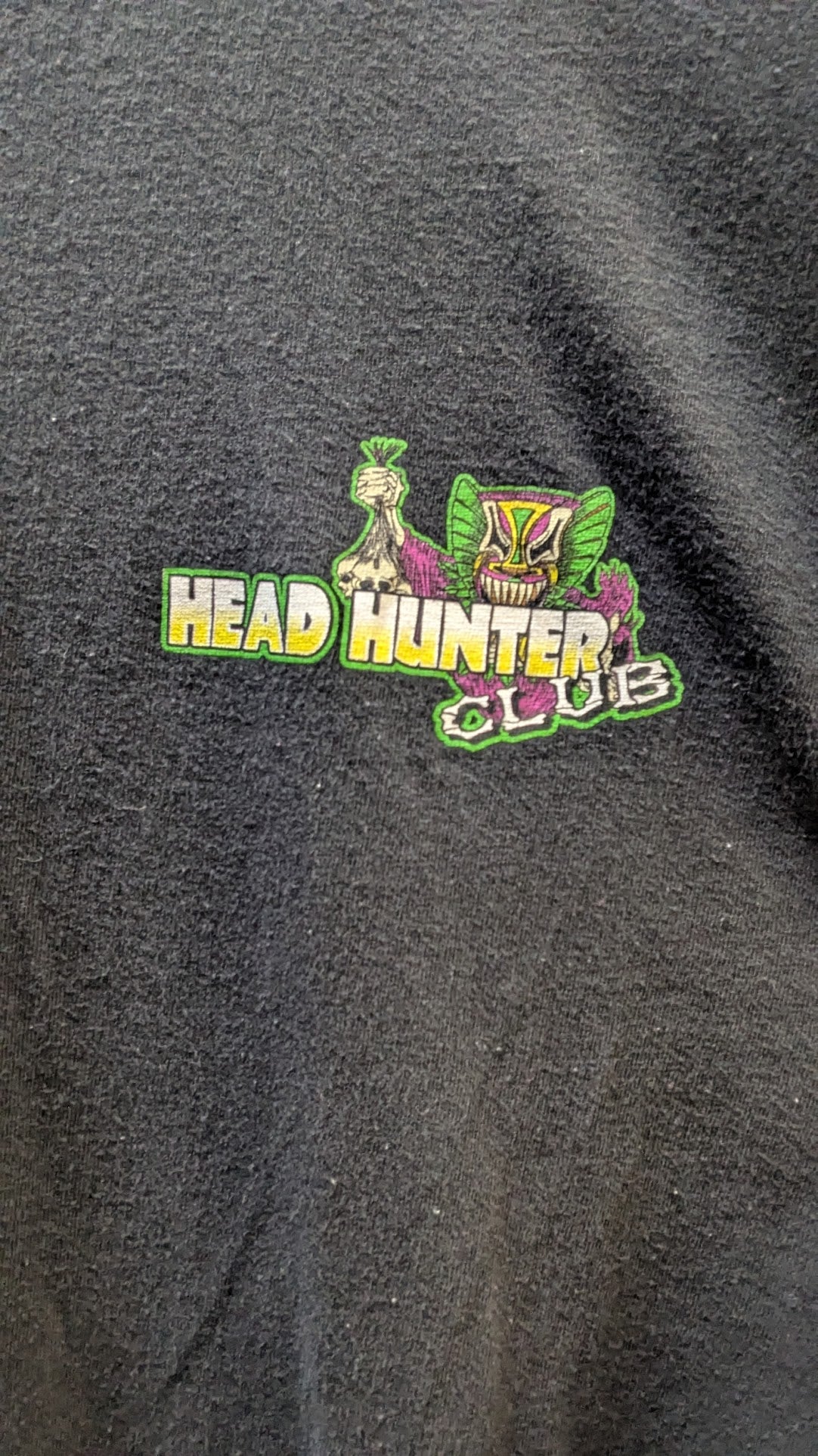 Witchdoctor's Victory Motorcycles Head Hunter Club Graphic T-Shirt Black