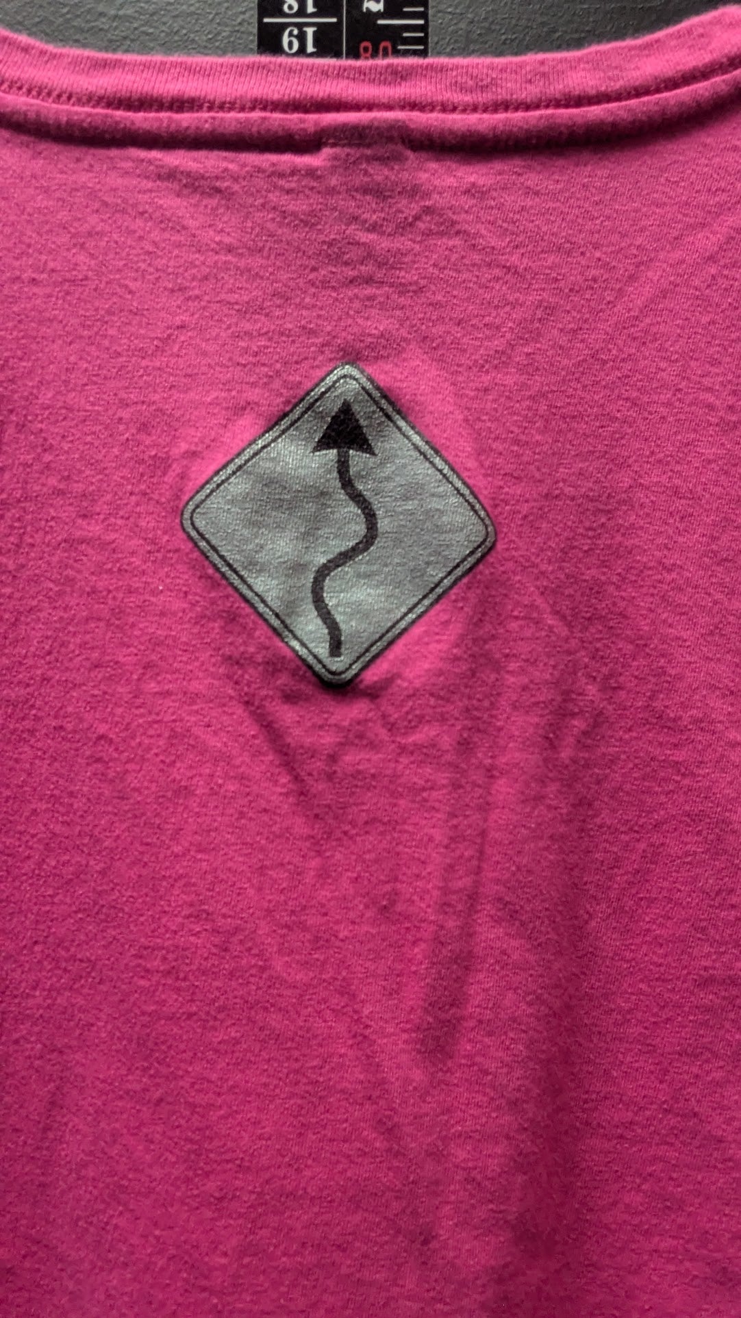 Deal's Gap Tail of the Dragon Women's Pink V-Neck T-Shirt Motorcycle Rider Tee