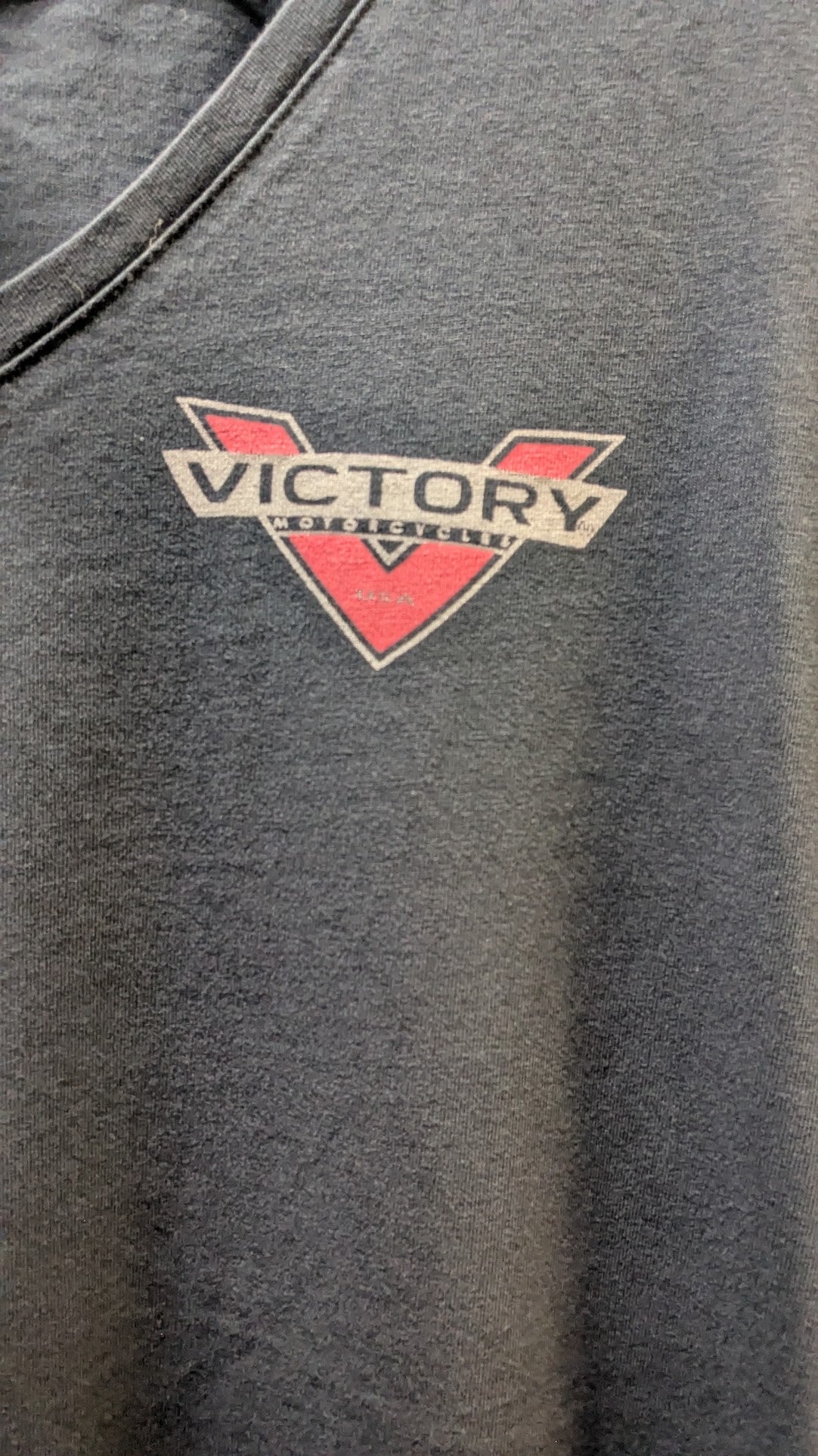 Victory Motorcycles Performance Women's 2XL Black V-Neck T-Shirt Short Sleeve